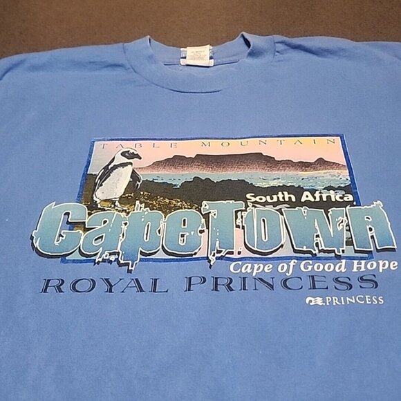 Princess Cruise Line Cape Town Africa Adult sz M short sleeve T-shirt - Picture 1 of 5